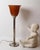 French Art Deco Style Table Lamp with Brown Overlay Glass, 1980s For Sale - Image 15 of 17