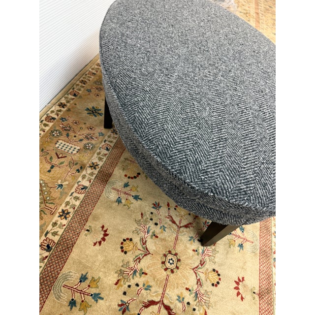 Textile Mitchell Gold & Bob William Terence Ottoman For Sale - Image 7 of 12