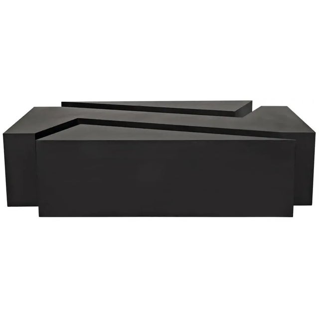 Noir NOIR Element Coffee Table, Black Iron For Sale - Image 4 of 6