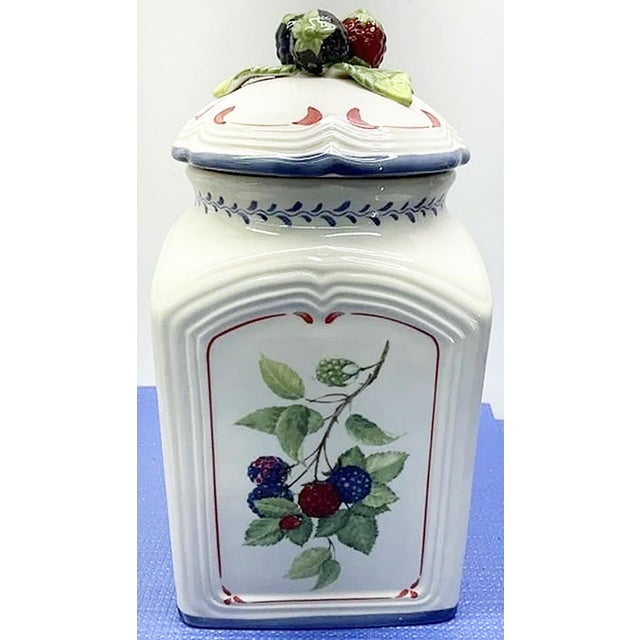 Ceramic Viileroy & Bosch Canister Set of 3 For Sale - Image 7 of 11