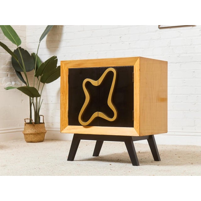 Mid 20th Century Mid 20th Century Brown Saltman Paul Lazo Nightstands, Pair, Attributed For Sale - Image 5 of 12