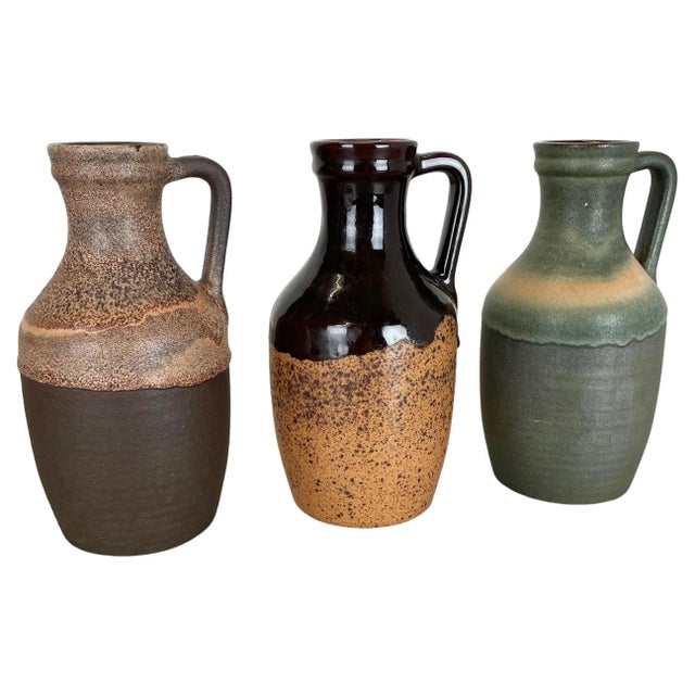 Fat Lava Supercolor Vases from Marei, Germany, 1970s, Set of 3 For Sale - Image 17 of 17