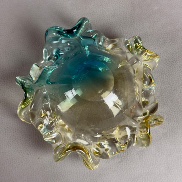 Glass Murano Glass Centerpiece by Luigi Onesto, 1970s For Sale - Image 7 of 14