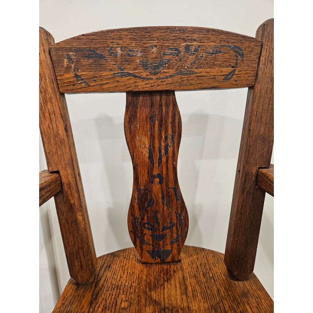 Late 19th Century Antique Doll Highchair For Sale - Image 5 of 8