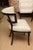 Black Vintage Grosfeld House Regency Side Chairs With Cream and Off White Leopard Upholstery Pair Of For Sale - Image 8 of 10