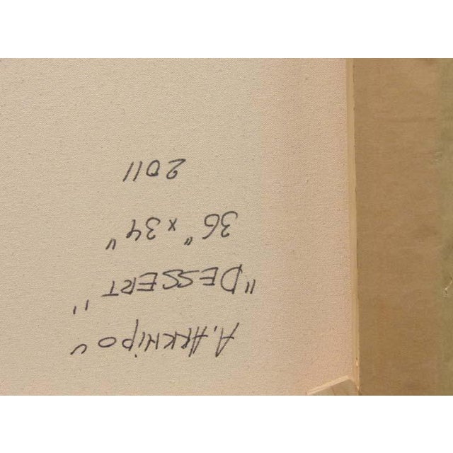 Anton Arkhipov "Dessert" Original Art on Canvas Hand Signed Custom Frame For Sale - Image 4 of 5