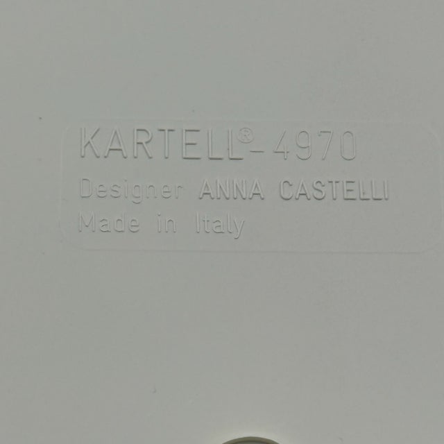 Black Vintage Black and White Componibili 4970 by Anna Castelli Ferrieri for Kartell, Italy, 1970s, Set of 3 For Sale - Image 8 of 16