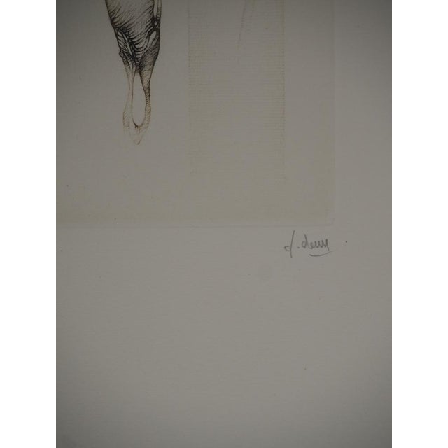 Fred Deux, Rooted Bodies, Original Engraving For Sale - Image 4 of 6