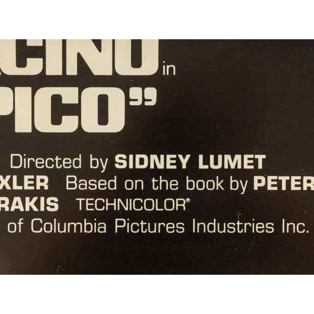 Serpico Al Pacino Poster, 1970s For Sale - Image 10 of 13