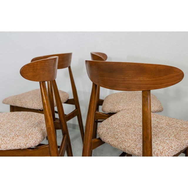 Vintage Dining Chairs by ZFM, Poland, 1960s, Set of 4 For Sale - Image 13 of 18
