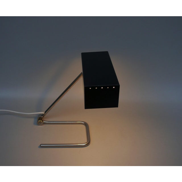 Minimalist Nickel-Plated Table Lamp from HALA, 1950s For Sale - Image 13 of 18