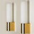 Opaque Glass and Brass Wall Light by Limburg, Germany, 1970s For Sale - Image 3 of 13