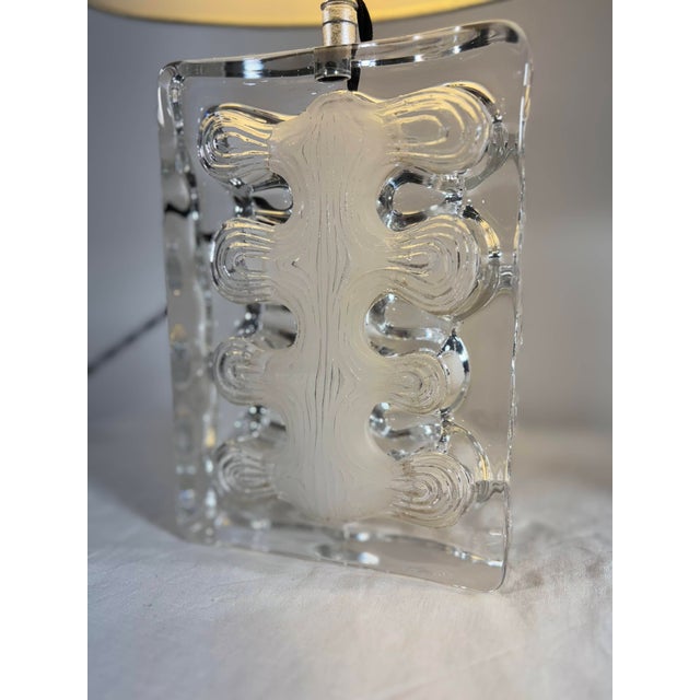 Crystal Lynx Lamps by Jean-Pierre Demarchi for Daum, France, 1973, Set of 2 For Sale - Image 4 of 10