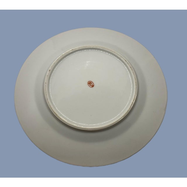Ceramic Kutani Hand‑Painted Decorative Plates – 7.25” (5 Available) For Sale - Image 7 of 9