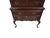 Broyhill Late 20th Century Broyhill Queen Anne Cherry Highboy Chest on Chest Dresser With Bonnet Top For Sale - Image 4 of 7
