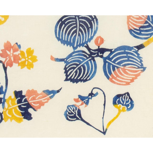 Japanese Stencil Dyed Print by Kichiemon Okamura For Sale In Indianapolis - Image 6 of 7