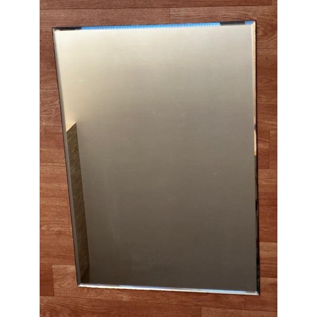 Vintage Rectangular Beveled Mirror, 1970s For Sale - Image 16 of 17