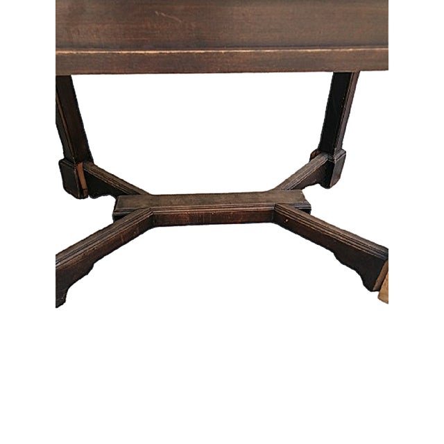 Extendable Table in Wood, 1890s, in Worn conditions. Designed 1890 to 1919