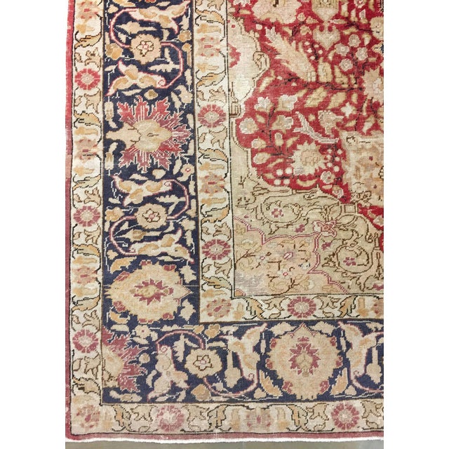 Shabby Chic Vintage Circa Lightly Distressed Sivas Area Rug 6ft 6in X 9ft For Sale - Image 3 of 9