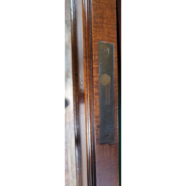 Louis Philippe Mahogany Display Bookcase with Secretary, 1830 For Sale - Image 3 of 13