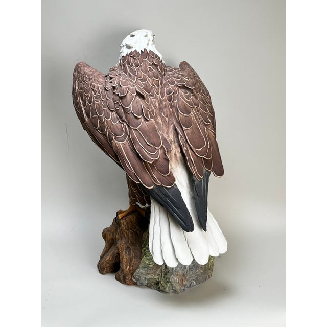 Mid 20th Century Rare Kaiser Porcelain American Bald Eagle Sculpture Limited Edition No. 12/200, W. Germany For Sale - Image 12 of 15