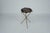 Italian Brass and Wood Tripod Coffee Table, 1950s For Sale - Image 4 of 13