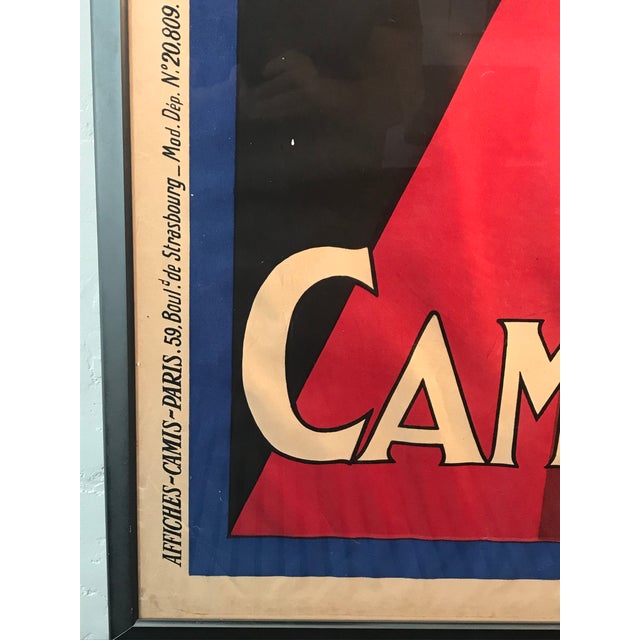 Art Up Deco Strasbourg Original 1930 S French Art Deco Camp Romain Vins Framed Poster