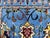 Blue Blue Floral Wool Rug With Botanical Border, 3'3" X 4'9" For Sale - Image 8 of 10
