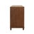 Wood Matthew Izzo Home Pascal Provincial Brown Oak Three Drawer Chest With Brass Accents For Sale - Image 7 of 9