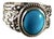 Sterling Turquoise Band Ring Sz 7 New ! For Sale