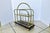 Victorian English Victorian Brass Wood Newspaper Magazine Rack For Sale - Image 3 of 18