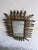Metal Brutalist Wrought Iron Sunburst Mirror, 1960s For Sale - Image 7 of 8