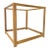 Monumental Vintage King Size Bamboo Canopy Coastal Regency Style Bed Frame For Sale