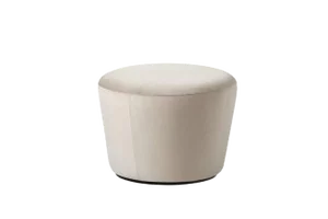 Naïve Pouf D520 in Beige Velour by etc.etc. for Emko