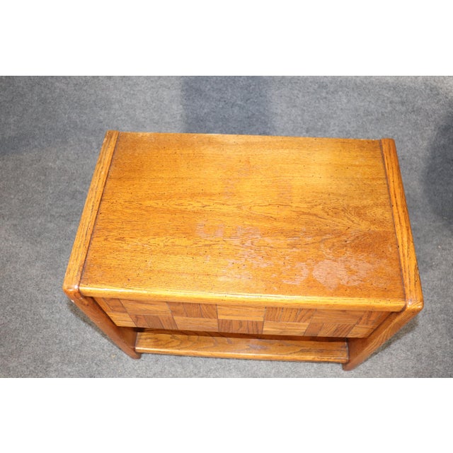 Mid-Century Modern Mid 20th Century Attributed to Lane Furniture Mid-Century Tables - 2 Pieces For Sale - Image 3 of 9