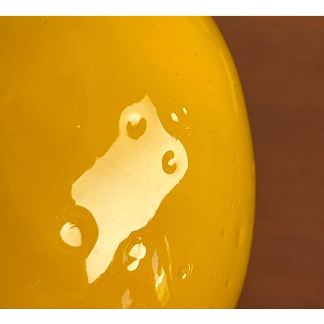 Vintage Italian Murano Art Glass Lemon, 1970s For Sale - Image 9 of 14