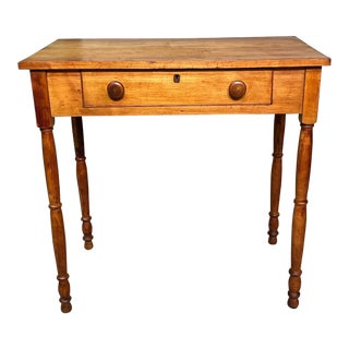 Mid 20th Century Vintage Bench Made Sheraton Work Table For Sale