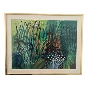 Late 20th Century Abstract Botanical Study