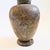 Late 20th Century Large 13" Etched Brass Vase With Peacock Design For Sale - Image 5 of 11