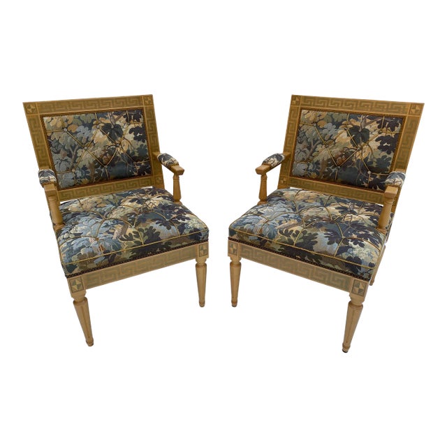 1990s David Linley Arm Chairs - a Pair For Sale