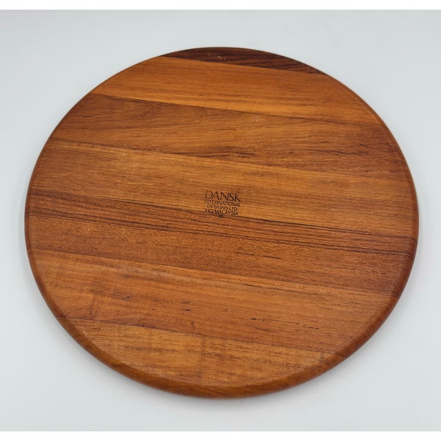 Jens Quistgaard Vintage Teak Dansk Serving Tray Cutting Board Platter by Jens H. Quistgaard For Sale - Image 4 of 6