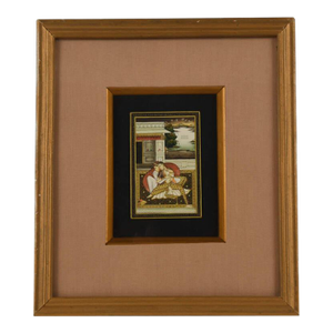 Indian Miniature Painting of Two People