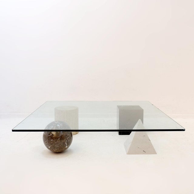 Metafora Coffee Table by Lella and Massimo Vignelli for Casigliani, 1979 For Sale - Image 4 of 13