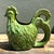 Late 20th Century Vintage Glazed Ceramic Rooster Cache Pot For Sale - Image 5 of 12
