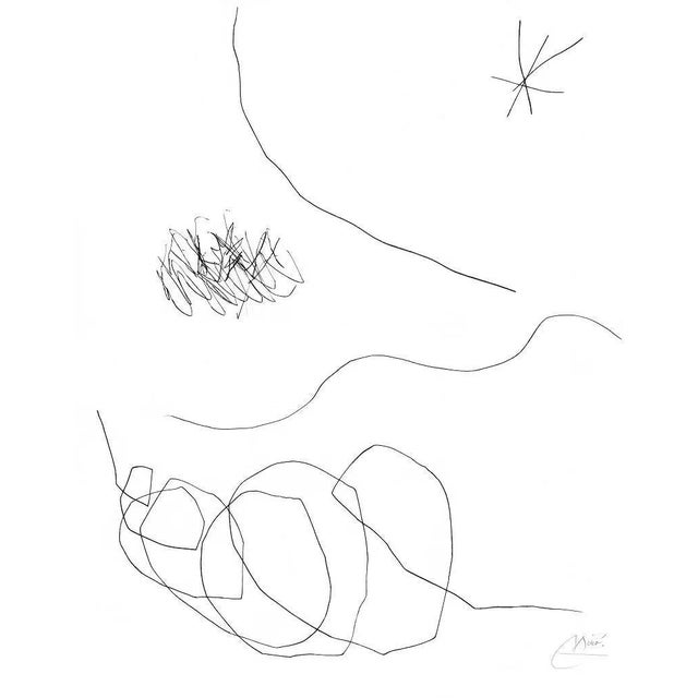 Joan Miró - Diary of a Writer - Vol. Plate 2 13 - Original Etching - 1975 For Sale