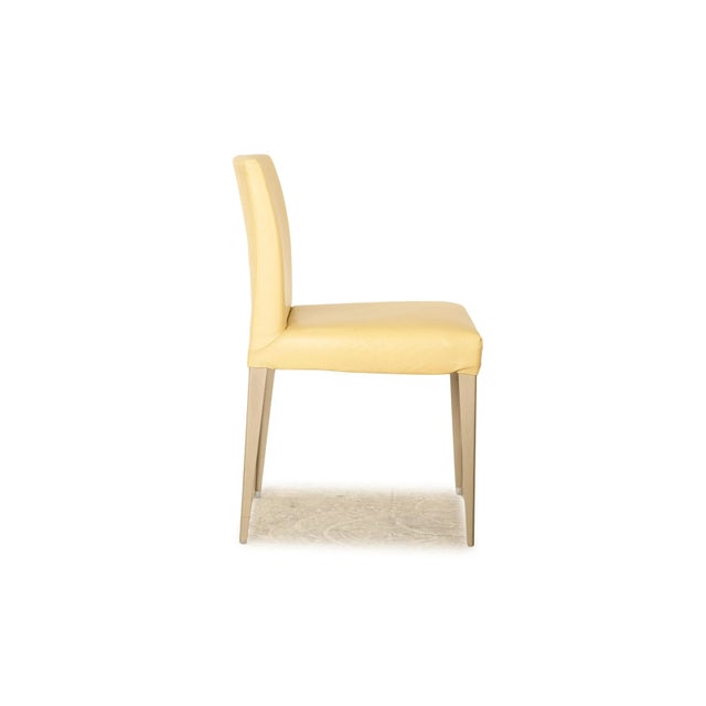 Animal Skin Leather Chairs from B&B Italia, Set of 4 For Sale - Image 7 of 10