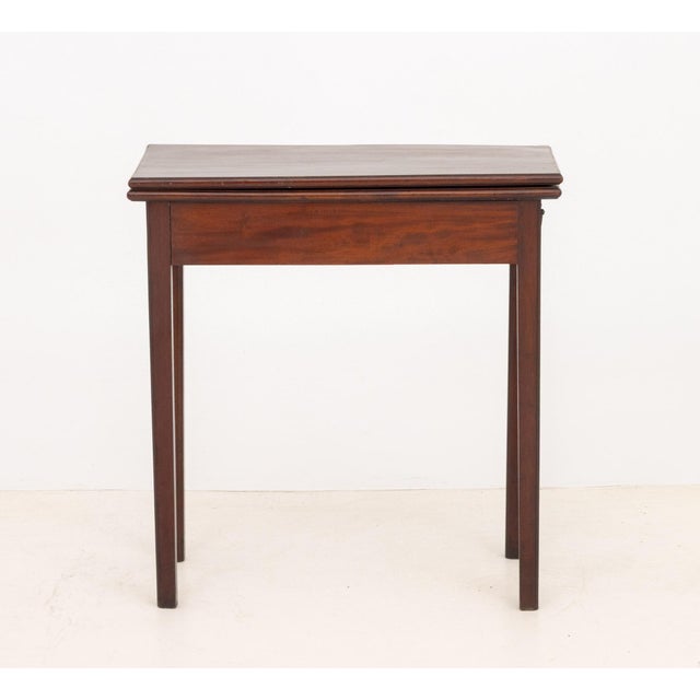 George III Mahogany Fold-Over Gate Leg Table For Sale - Image 4 of 9