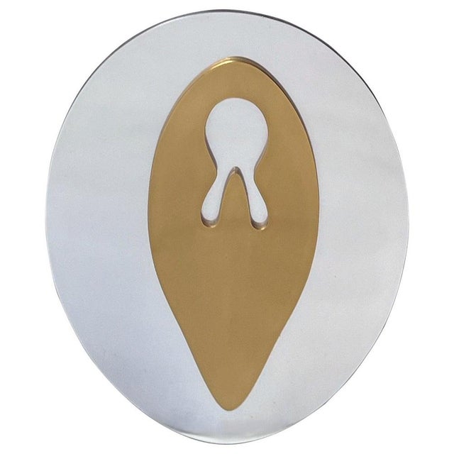 Wood Hans Arp, Documenta III, 1964, Aluminum & Brass on Wood For Sale - Image 7 of 7