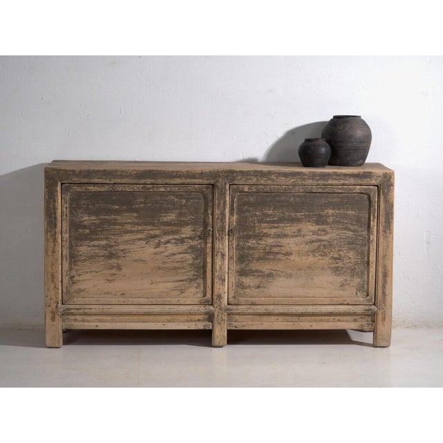 Mid-Century Chinese Shanxi Pine Sideboard or Cabinet For Sale - Image 9 of 12
