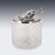 Vintage Italian Silver-Plated Elephant Mounted Glass Jar, 1960s For Sale - Image 6 of 12